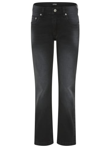 Straight-Jeans in black used