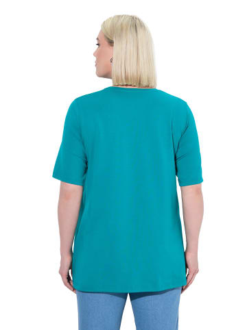 Shirt in klassisch petrol