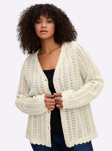 Strickjacke in champagner