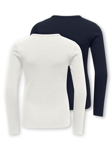 2er Pack Basic Langarmshirts Koglucky in sky captain