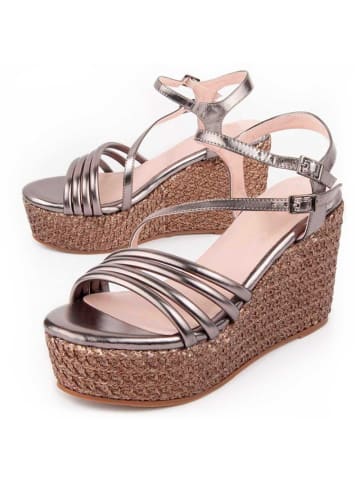 Sandalen Keilsandalen Sparta Salia10 in Grau