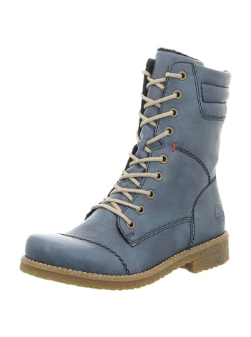 Schnürstiefel in blau