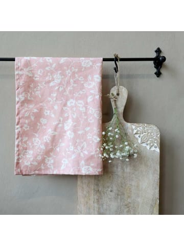 Geschirrtuch AIX Rosa mit Wildrosen