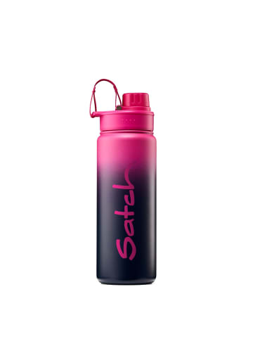 Edelstahl Trinkflasche 0,5 l Pink Graffiti in pink/schwarz