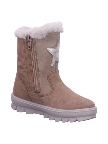 Stiefel Kinder Stiefelette Leder \ FLAVIA in Beige