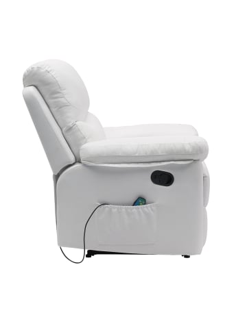 Massagestoel in Weiß 86x101x95cm