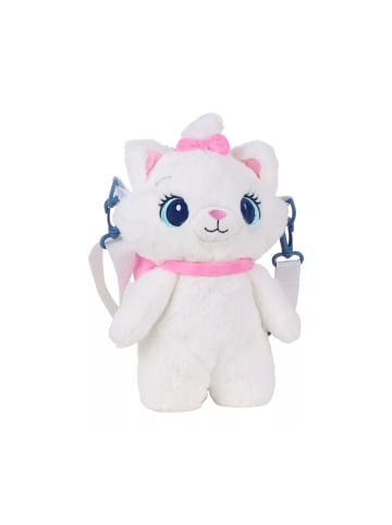 Marie White Plüschrucksack, Tasche 28 cm