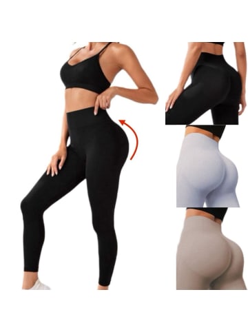 Sport Leggings für Damen – Bequemer Halt und volle Bewegungsfreiheit in Grau