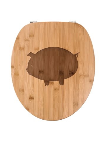 WC Sitz Schwein Classic ohne Spruch in Transparent
