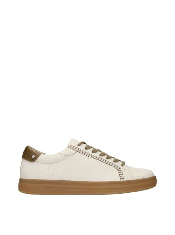 Beige Leder Sneaker