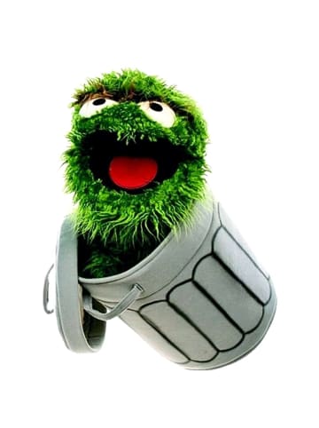 Oscar | Hand-Puppe | Sesamstrasse | 65 cm | Plüsch-Figur Kuschel-Tier