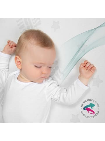 Laufgittermatratze Air – safe asleep®, Jacquard-Bezug