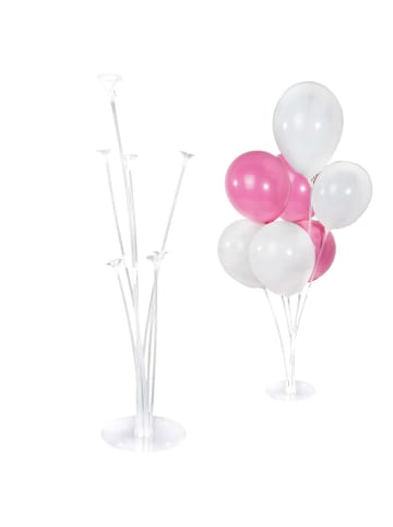 Ballonständer für 7 Ballons in Transparent