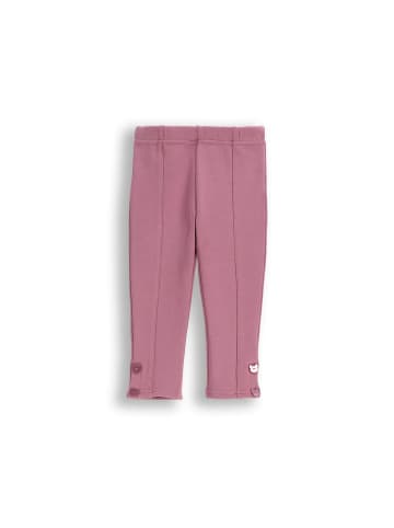Thermo-Leggings mit langem Hosenbein in gedämpftes Rosa