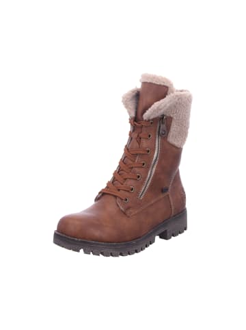 Schnürschuhe in zimt/lehm