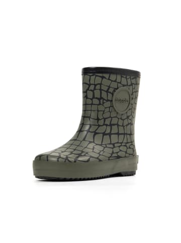 Regenstiefel Kinderstiefel Nature Boot in oliv/schwarz