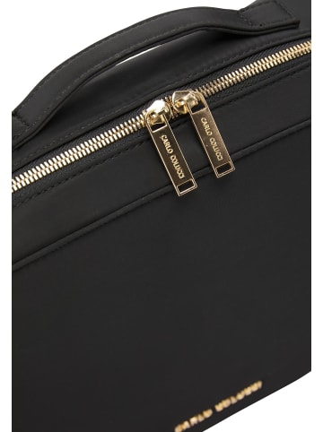 Kosmetiktasche Crazzolara in Schwarz