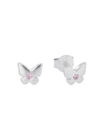 Ohrstecker Silber 925, rhodiniert in Pink