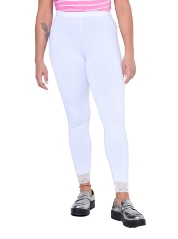 Leggings in schneeweiß