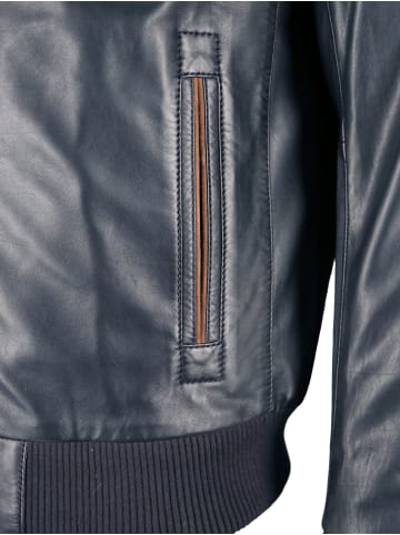 Lederjacke 40675 in blau