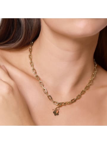 Charm Damen mit Blume Elira goldfarben in goldfarben
