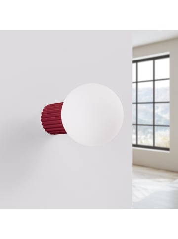 Wandlampe ORBITAL 1 red H 12 cm