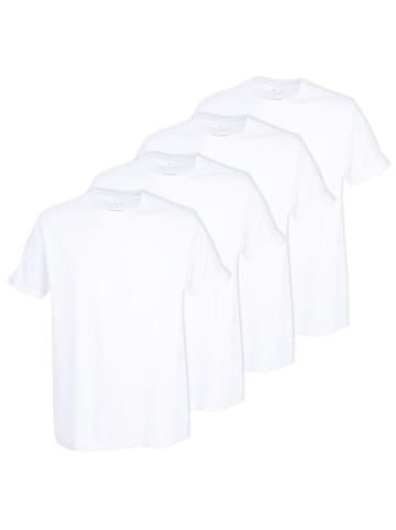 T-Shirt 4er Pack in Weiß