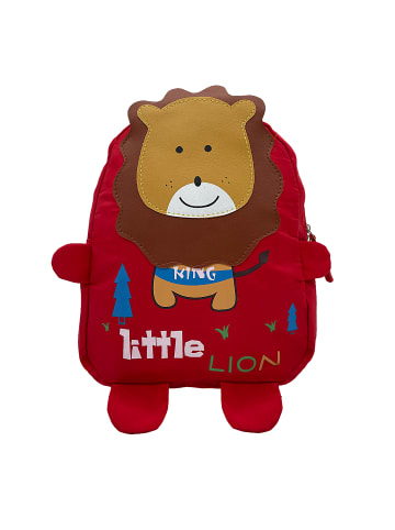 Süßer Rucksack mit Tieren Kinder Kita Ranzen Modern in Rot-3