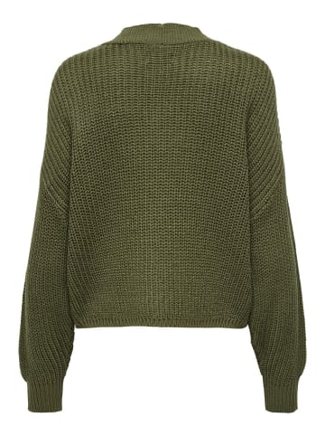 Strickjacke in Winter Moss