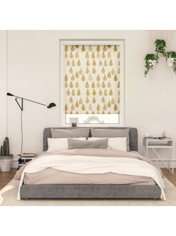 Seitenzugrollo in Gold