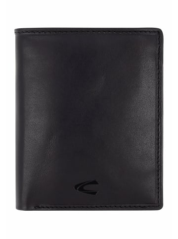 COMO Geldbörse aus Leder in Schwarz