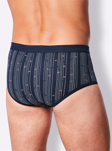 Slip in marine-bedruckt