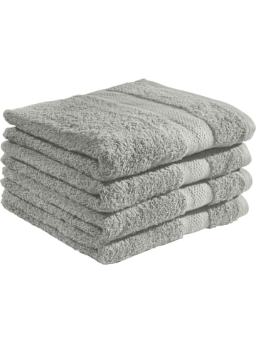 Frottier Duschtuch 4er-Pack Chicago in grau