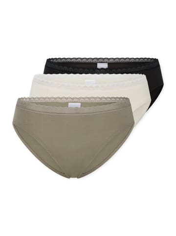 Slip Modern Multi in creme, grün, schwarz