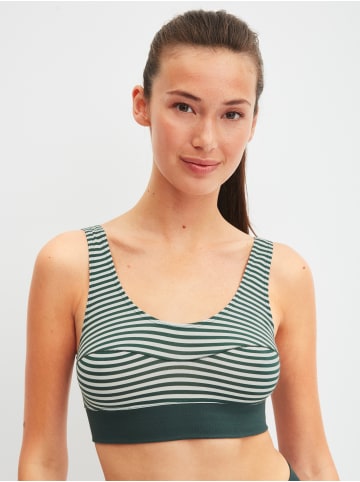 Bustier in deep emerald green