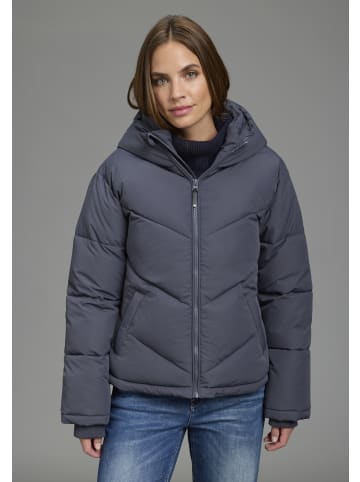 Steppjacke in blau-grau