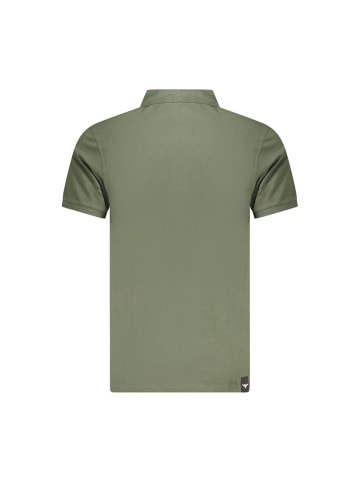 Grün Baumwolle Herren Polo