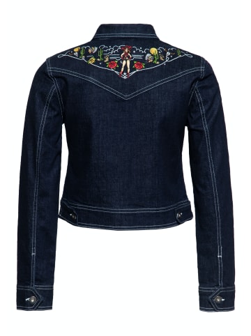 Queen Kerosin Denim Jeansjacke in Denim