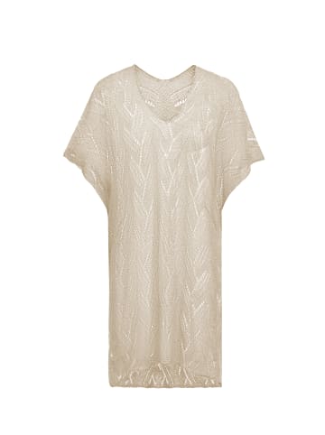 Damen Pullunder in Beige Melange