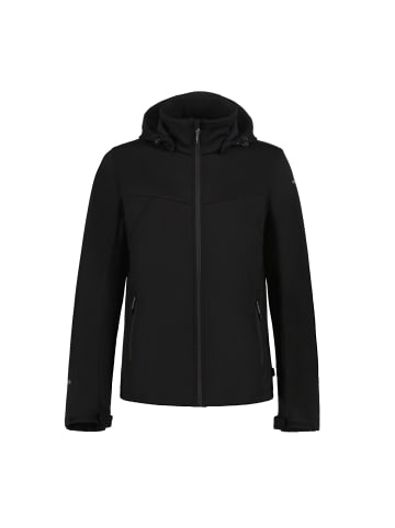 Softshelljacke mit Kapuze Biggs in schwarz