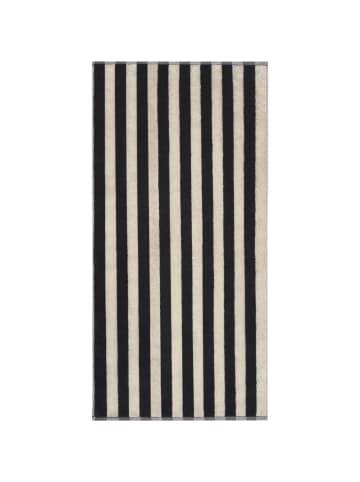 Cawö Handtücher Bold Streifen 6277 schwarz/beige - 93 in schwarz/beige - 93