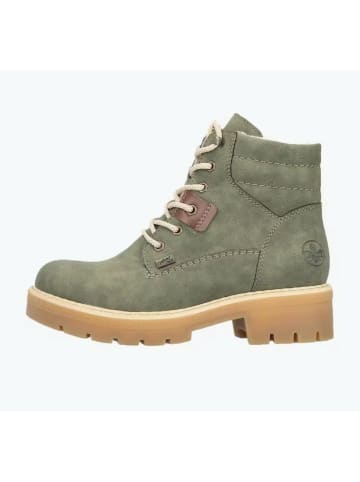 Schnür-Stiefeletten für Damen in khaki