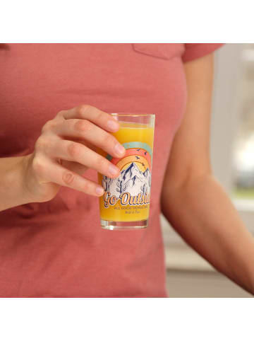 Trinkglas Go Outside in Blau - 230 ml