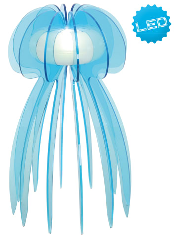 LED Tischleuchte "JELLYFISH" in türkis - EEK G
