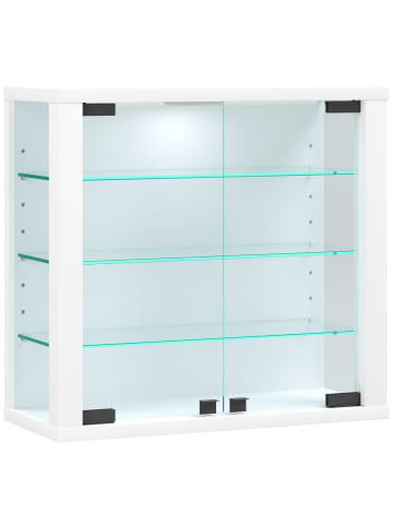 Wandvitrine Hängevitrine Glasvitrine Vitrosa S in Weiß