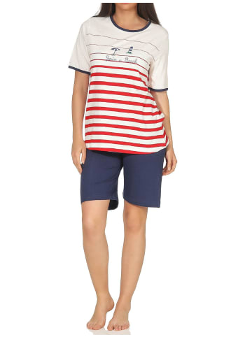 ShortyPyjama kurzarm - 44878 in rot