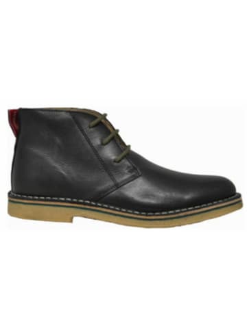 Schnür-Stiefeletten für Herren in schwarz