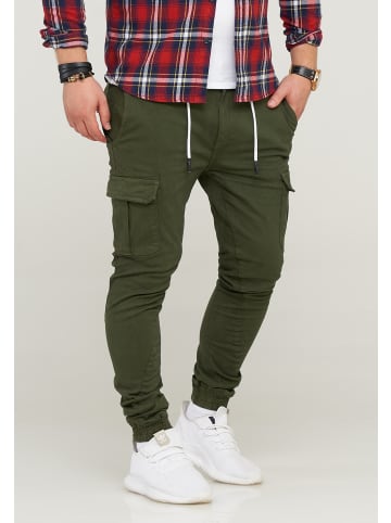 Cargohose - MPVEGAS Jogger-Hose Jeanshose Stoffhose in Khaki