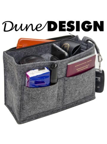 Taschenorganizer Filz S Grau 23x10x16cm grau