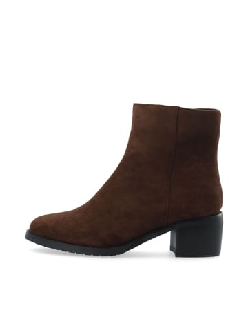 Stiefel mit Absatz in Dark Brown